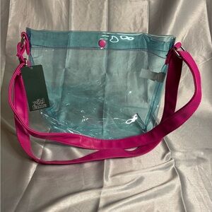 Wild Fable Transparent Blue and Pink Shoulder Bag